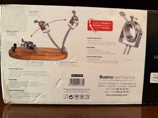 Jamonero 3 Claveles + Cuchillo Arcos-ULTIMO PRECIO