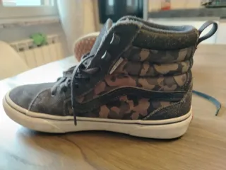 Scarponcini Vans camouflage grigio marrone
