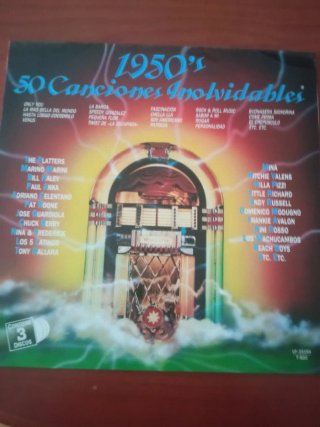 Triple Vinilo 50 Canciones 1950's