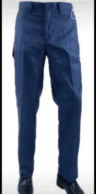 FARAH, Pantaloni classici, W32 L31, Slim Fit, Blue