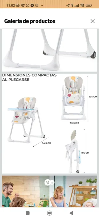 Trona Kinderkraft Evolutiva