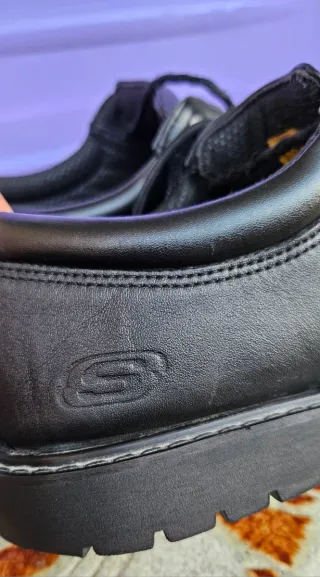 Zapatos piel skechers work cottoonwood elks nro 46