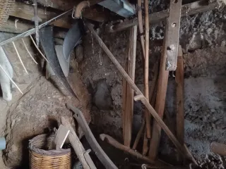 Herramientas agrícolas antiguas