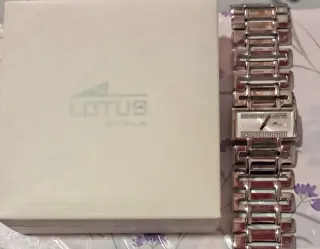 Reloj Lotus Mujer Plata y Blanco
