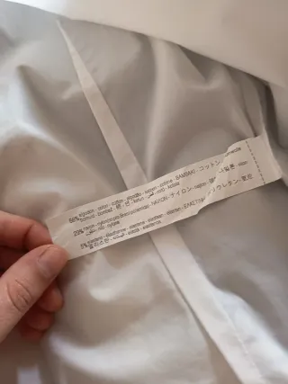 Camicia Zara manica lunga bianca