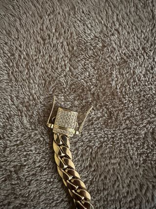 Pulsera Cubana Oro 18K