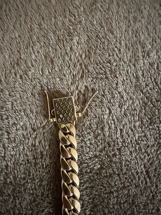 Pulsera Cubana Oro 18K