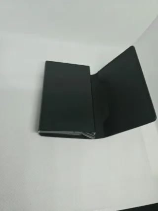 Portafoglio sottile minimalista nero