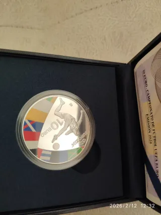 Moneda plata Eurocopa 2024