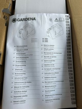 Bomba de Jardín Gardena 4100 Silenciosa