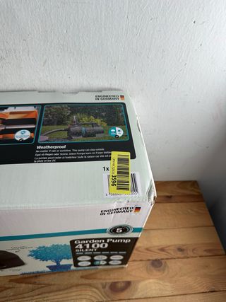 Bomba de Jardín Gardena 4100 Silenciosa