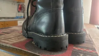 Botas STEEL 10 ojales estilo militar
