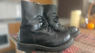 Botas STEEL 10 ojales estilo militar