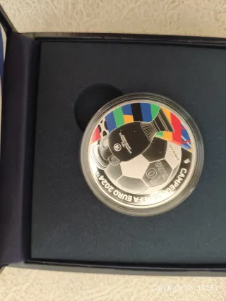 Moneda 10 euros, campeones de Eurocopa 2024.