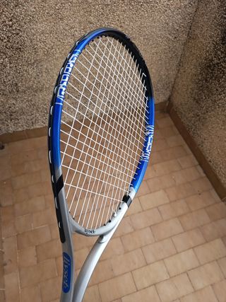 Raqueta de Tenis Azul y Plateada Incluye su funda