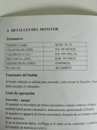 Bicicleta Estática Plegable Verde