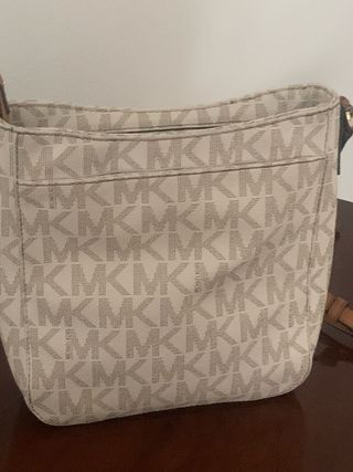 Bolso Michael Kors Blanco y Marrón