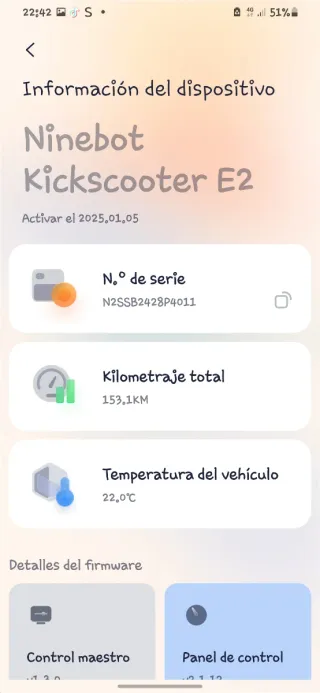 Patinete Eléctrico Ninebot E2 E Dgt