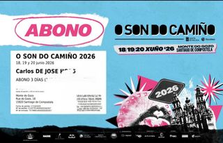 Camiseta O Son Do Camiño Talla Única Multicolor