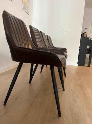 Sillas comedor cómodas (4 unidades)