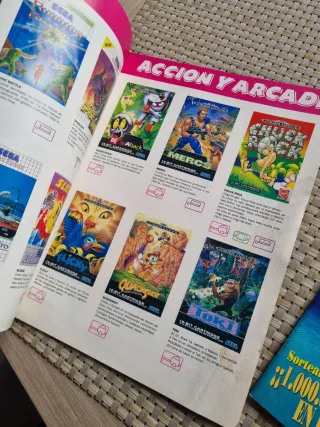 CATÁLOGO SEGA Y PASATIEMPOS HOBBY CONSOLAS