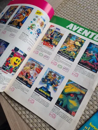 CATÁLOGO SEGA Y PASATIEMPOS HOBBY CONSOLAS