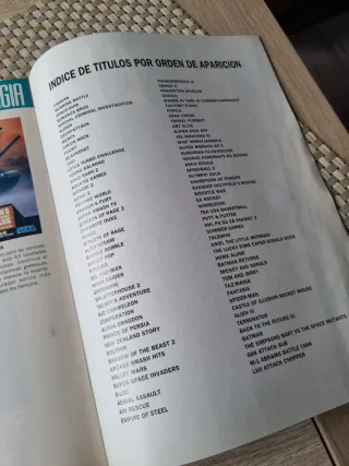 CATÁLOGO SEGA Y PASATIEMPOS HOBBY CONSOLAS