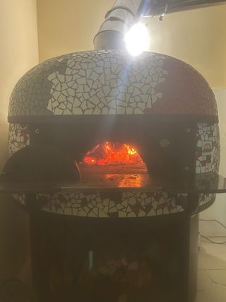 Horno de leña para 9 pizzas