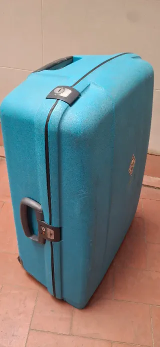 Maleta Grande Samsonite Azul con Ruedas