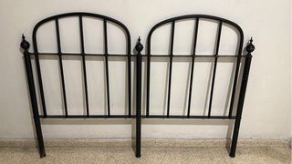 CABECERO DE CAMA DE FORJA NEGRO