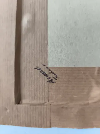 Set di 2 quadri decorativi beige e bianco