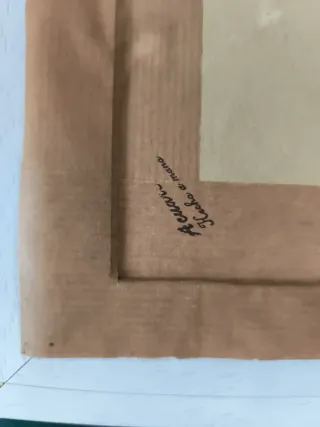 Set di 2 quadri decorativi beige e bianco