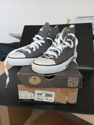 Dunlop Scarpe unisex Grigio/Bianco Tg. 39
