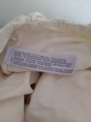 Bolso bandolera macramé blanco