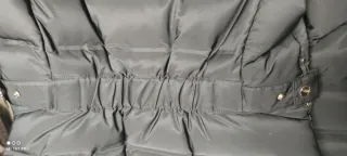 Abrigo plumífero Zara negro