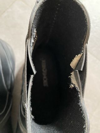Botas de agua negras talla 38