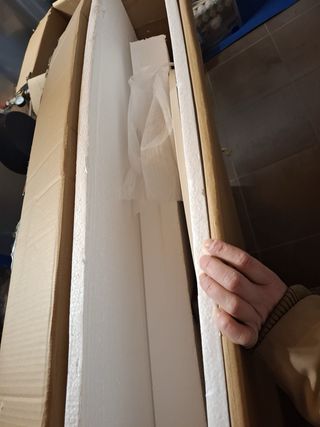 Mesa redonda Sklum Xajul 1m beige/marrón