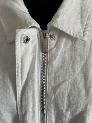 Chaqueta oversize lino cazadora harrington bomber