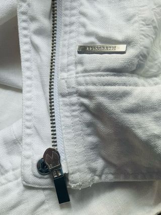 Chaqueta oversize lino cazadora harrington bomber