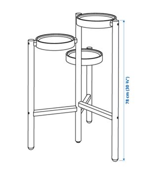 Mueble Porta Plantas IKEA SATSUMAS