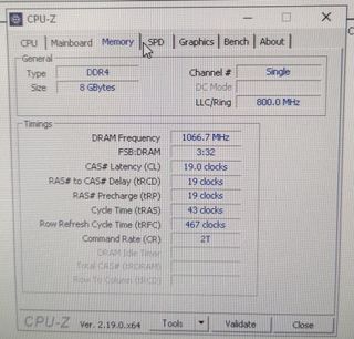 RAM Kingston 8GB DDR4 2666MHz CL19