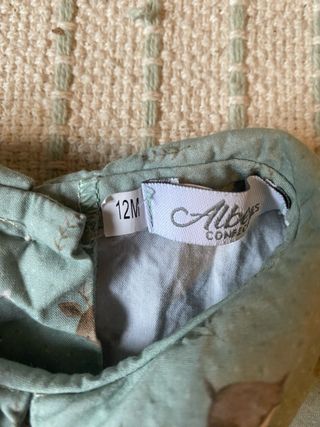 Conjunto bebé 12 meses: camisa y pololo