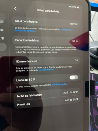 iPad Air M2 128 GB color plata