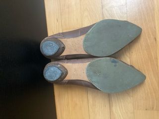 Bailarinas marrones con picado