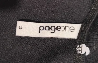 Vestido Pagaone Negro Lunares Talla S