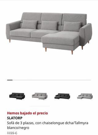Divano modulare SLATORP Ikea Beige/Grigio