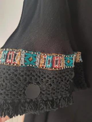 Vestido Pull&Bear negro talla S