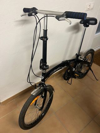 Bicicleta Plegable Negra