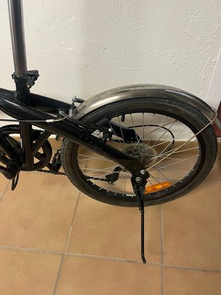 Bicicleta Plegable Negra