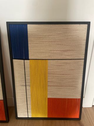 Quadri decorativi con corde Mondrian